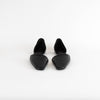 Toteme Black The Asymmetric Leather Ballet Flat
