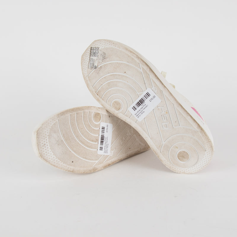 Ash White With Pink Heel Impuls Trainers