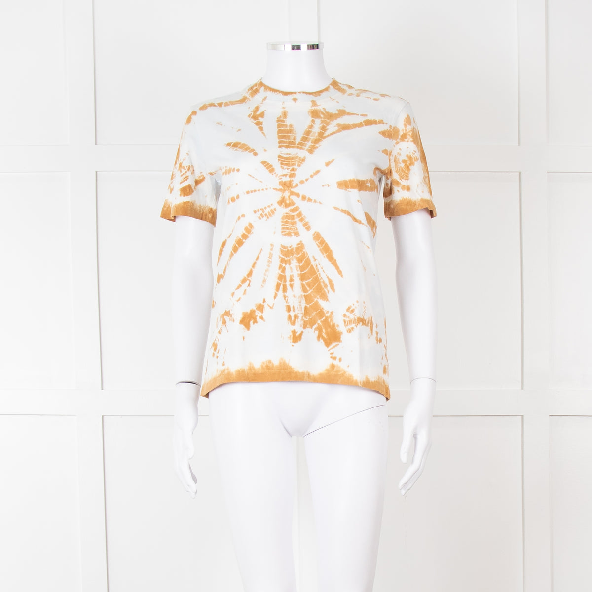 Proenza Schouler Cream Beige Tie Dye T-Shirt