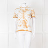 Proenza Schouler Cream Beige Tie Dye T-Shirt