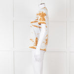 Proenza Schouler Cream Beige Tie Dye T-Shirt