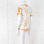 Proenza Schouler Cream Beige Tie Dye T-Shirt