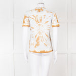 Proenza Schouler Cream Beige Tie Dye T-Shirt