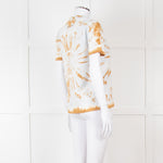 Proenza Schouler Cream Beige Tie Dye T-Shirt