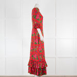 The Vampire's Wife Red Gypsy Cotton Floral Long Dress