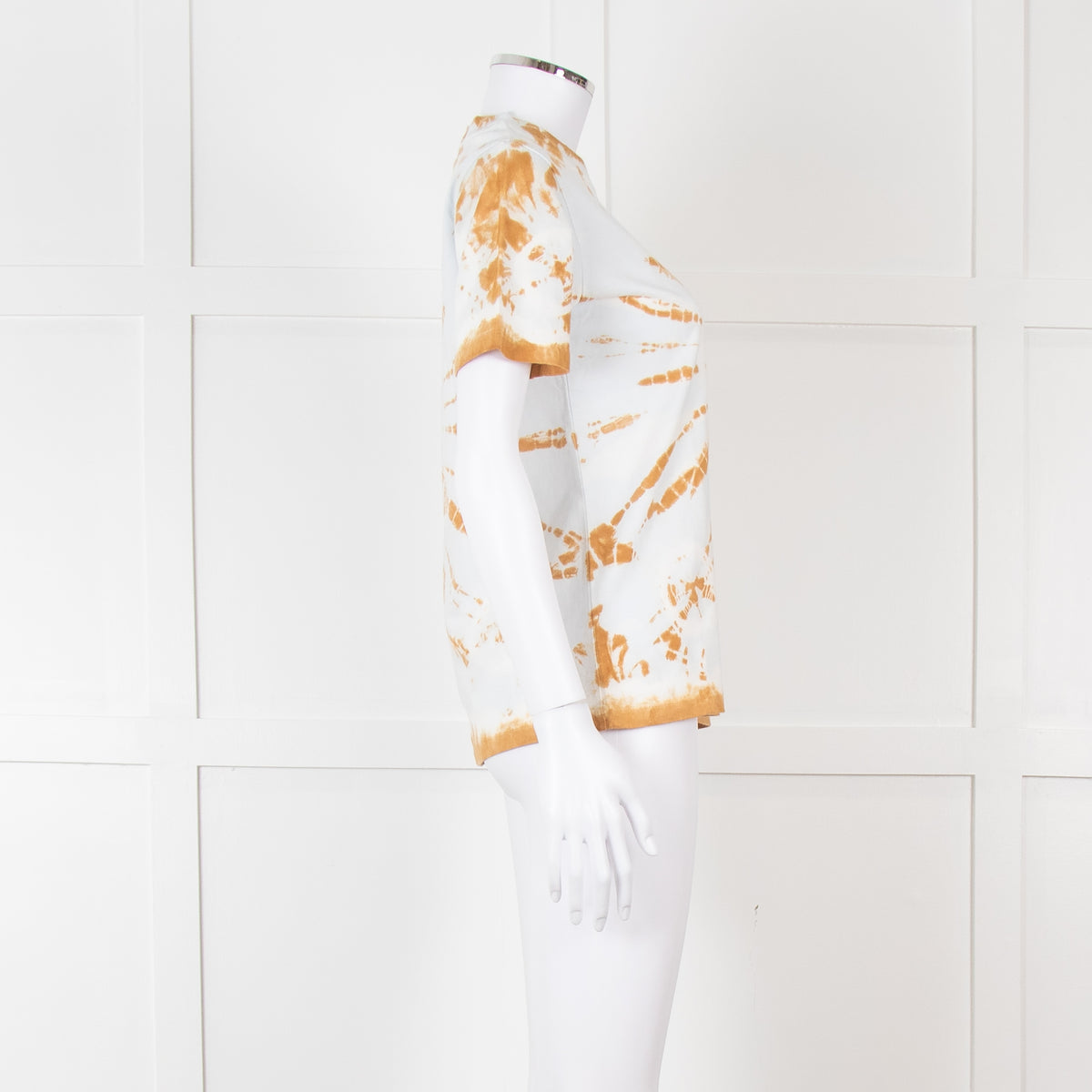 Proenza Schouler Cream Beige Tie Dye T-Shirt