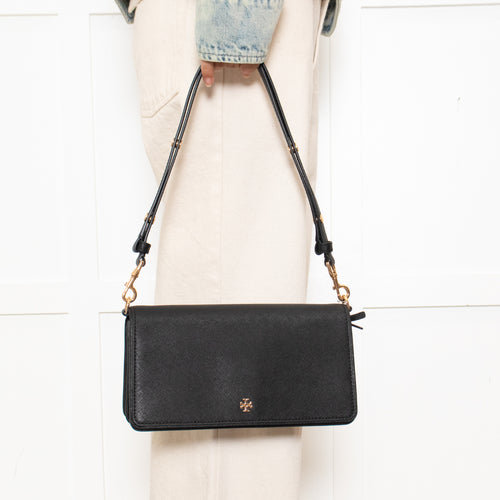 Tory Burch Black Emerson Convertible Strap Crossbody