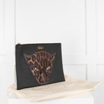 Stella McCartney Cheetah Face Clutch