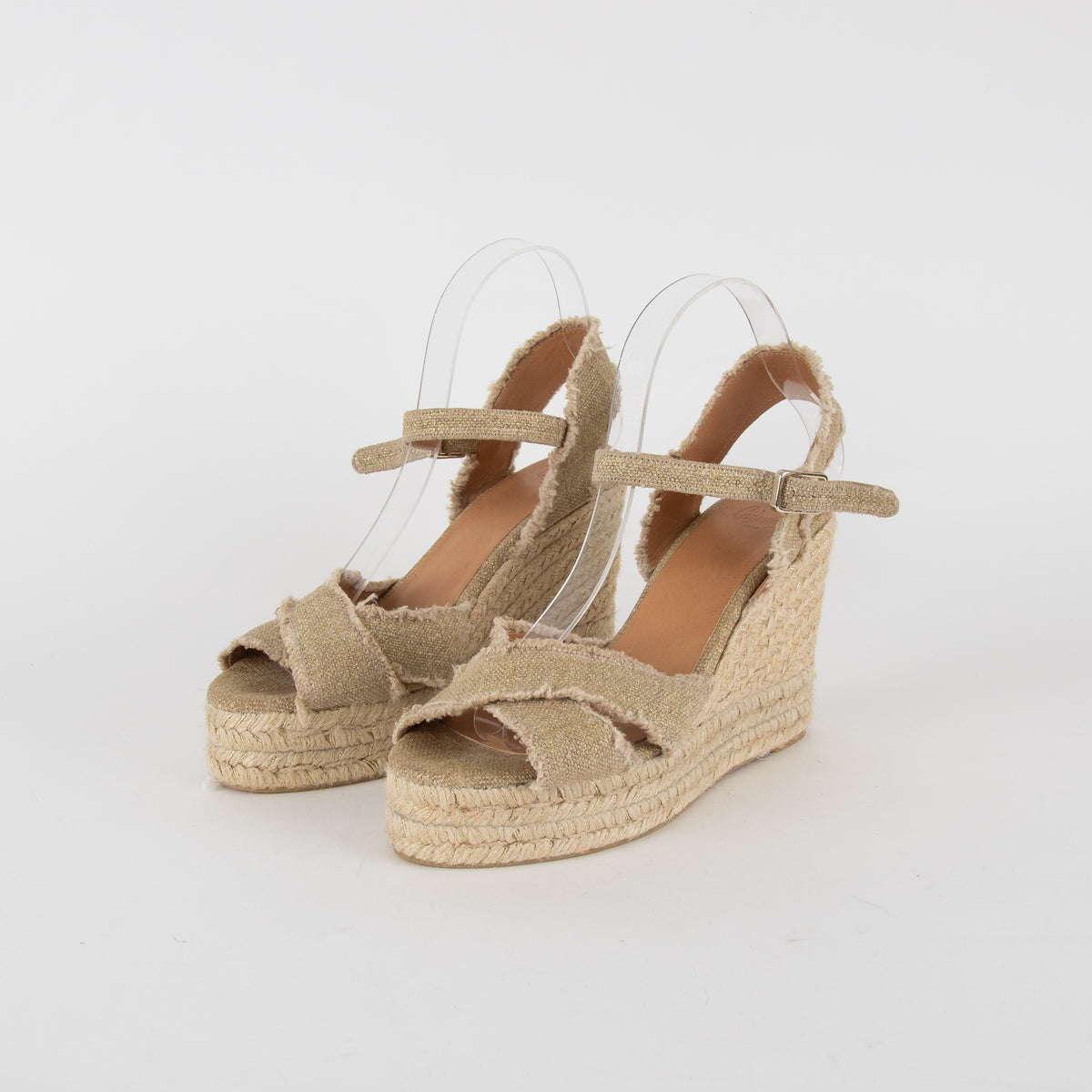 Castaner Raw-Edge Wedge Sandal