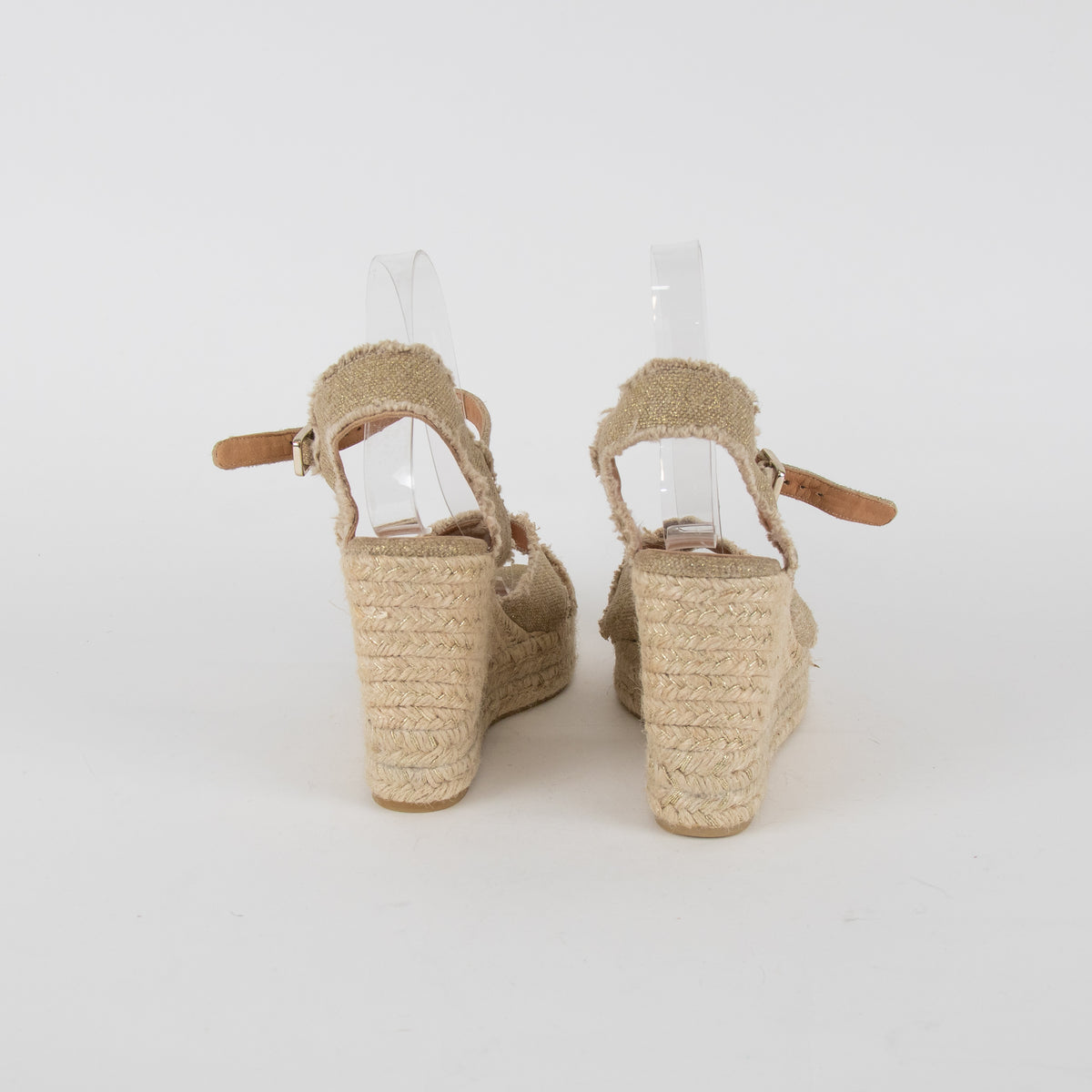 Castaner Raw-Edge Wedge Sandal