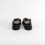 Isabel Marant Black Baem Crossover Leather Sandal