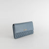Miu Miu Pale Blue Matelasse Nappa Long Wallet