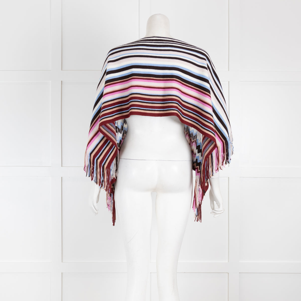 Missoni Patterned Knit Poncho