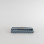 Miu Miu Pale Blue Matelasse Nappa Long Wallet