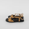 Miista Tan Silba Eyelet Strap Sandal