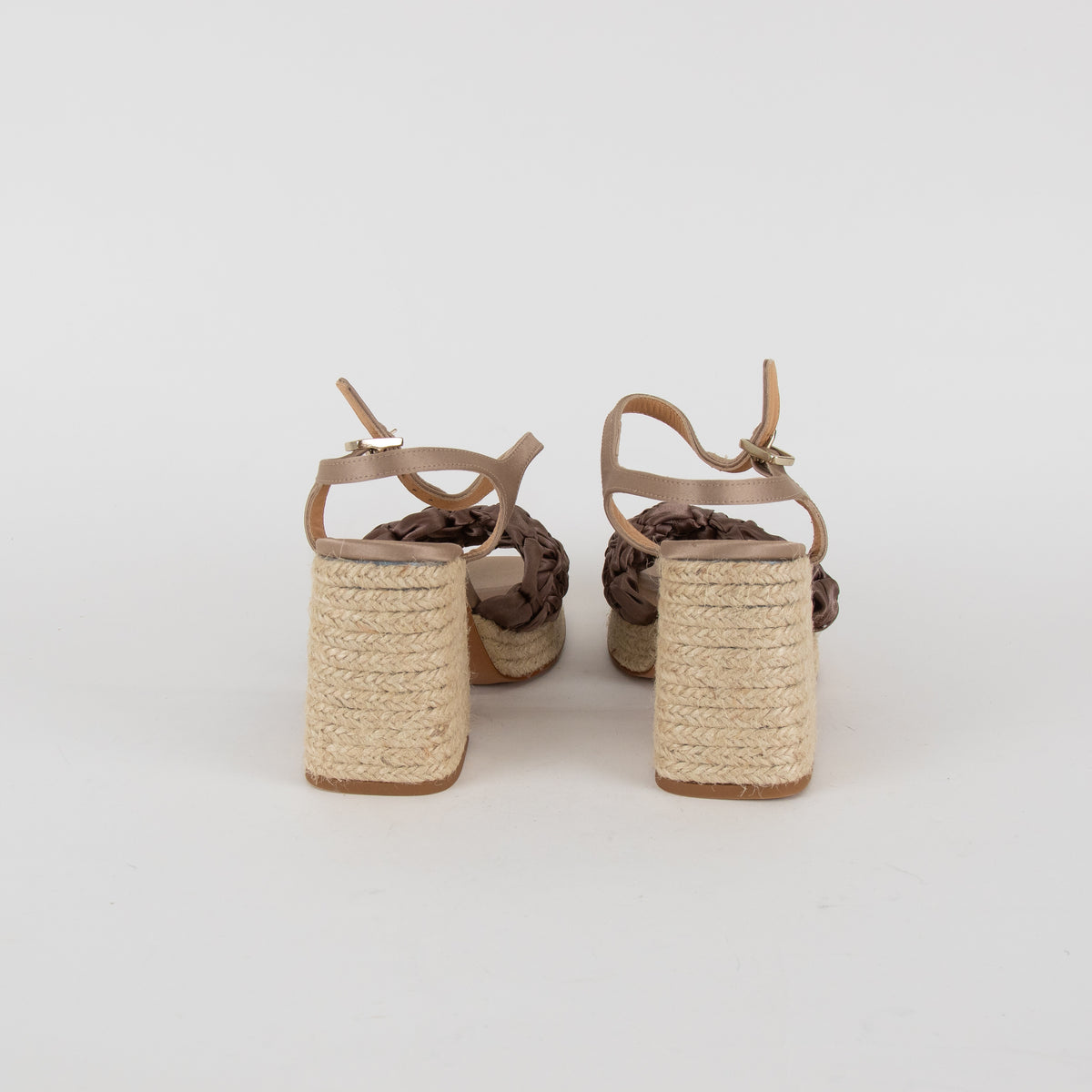 Castaner Brown Vincenza Plaited Sandal