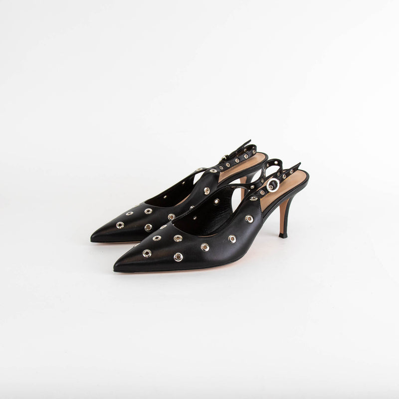 Gianvito Rossi Lydia 70mm Sling Back Mid Heel