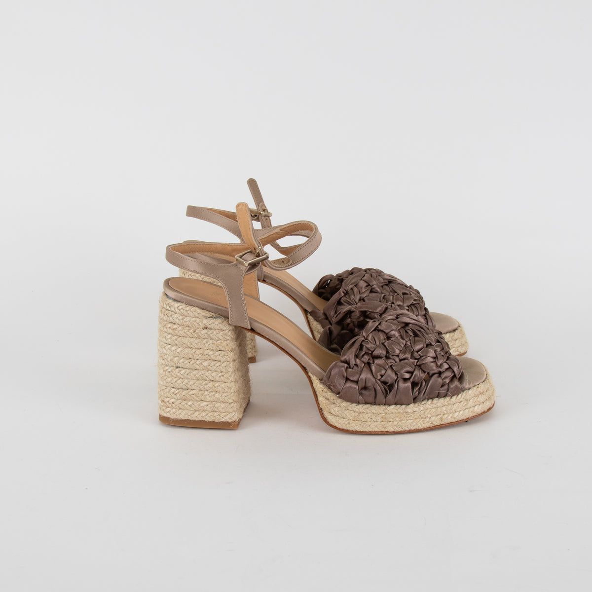 Castaner Brown Vincenza Plaited Sandal