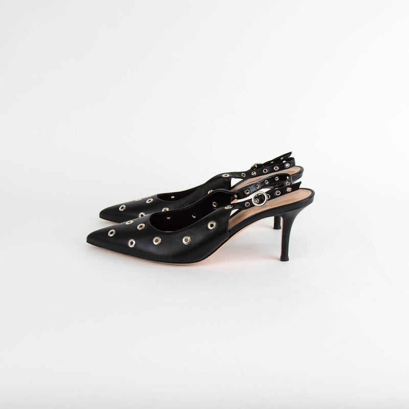 Gianvito Rossi Lydia 70mm Sling Back Mid Heel