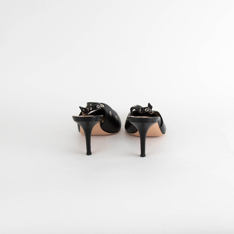 Gianvito Rossi Lydia 70mm Sling Back Mid Heel