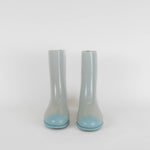 Chanel Blue CC Toe Rubber Boots