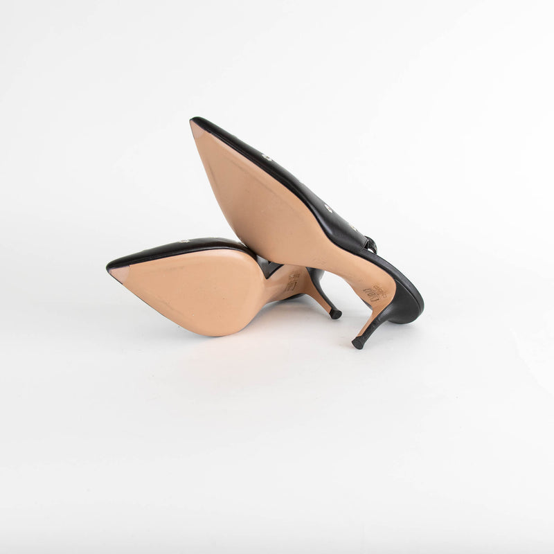 Gianvito Rossi Lydia 70mm Sling Back Mid Heel