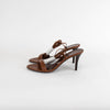 THE ROW Maud 80mm Nappa Ankle Strap High Heel Sandal