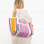 Isabel Marant Pink and Blue Darwen Tote