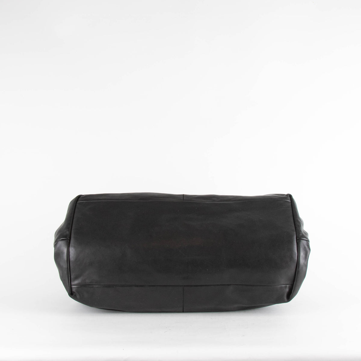 The Row Elio Bourse Black Calf Leather Tote