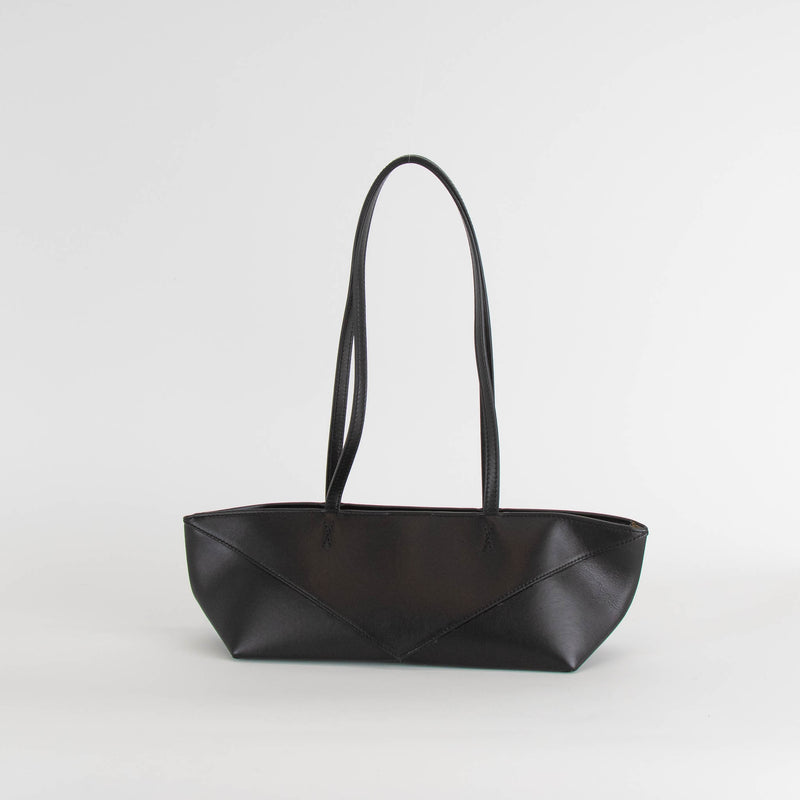 Loewe Black Puzzle Fold Cropped Mini Shoulder Bag