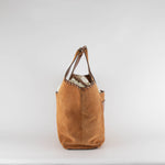 Ba&sh Tan Ophelia Logo Tote Bag