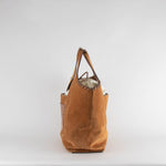 Ba&sh Tan Ophelia Logo Tote Bag