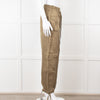 Ganni Khaki High Waisted Combat Trousers