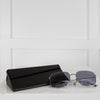 Dior Silver Square Framed Sunglasses