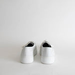 Eileen Fisher White Leather Lace Up Trainers