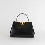 Tory Burch Eleanor Black Satchel Top Handle Bag