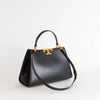 Tory Burch Eleanor Black Satchel Top Handle Bag