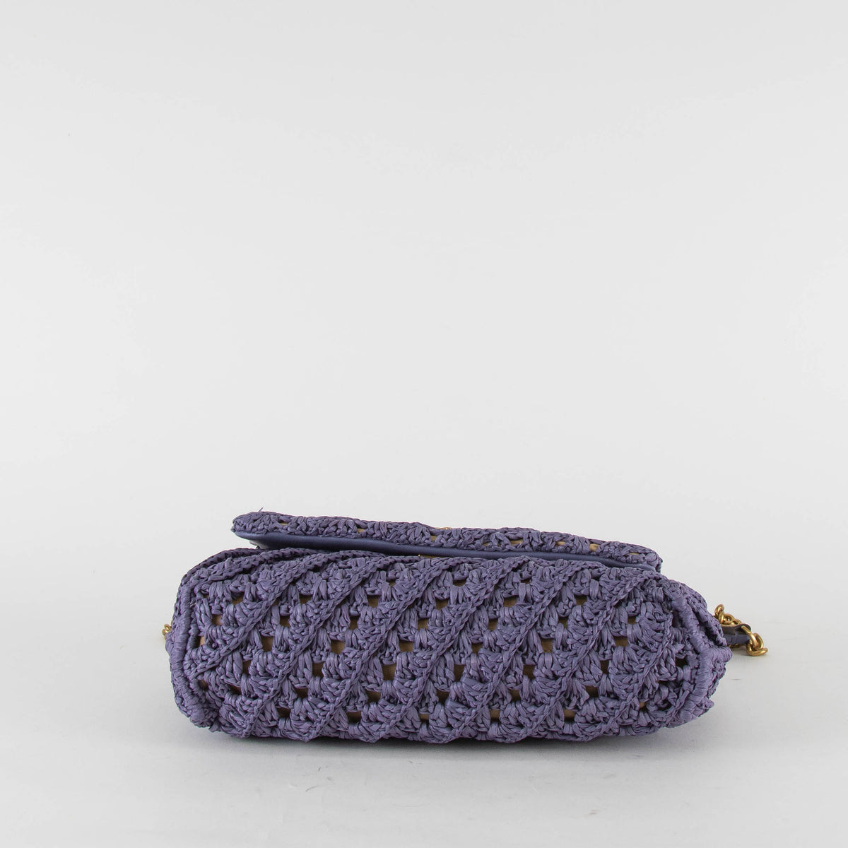 Tory Burch Grape Kira Crochet Convertable Shoulder Bag