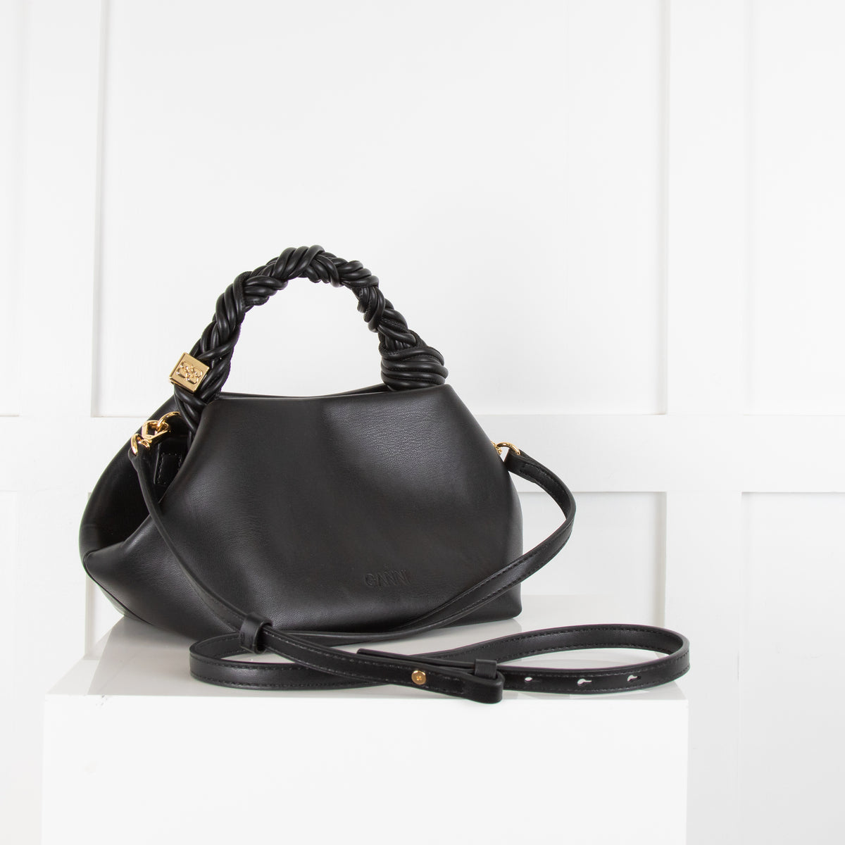 Ganni Black Bou Bag