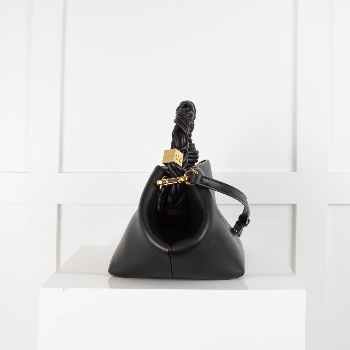 Ganni Black Bou Bag