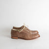Studio Pollini Beige Leather Lace Up Flat Shoes