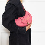 See By Chloe Pushy Pink Hana Half Moon Bag