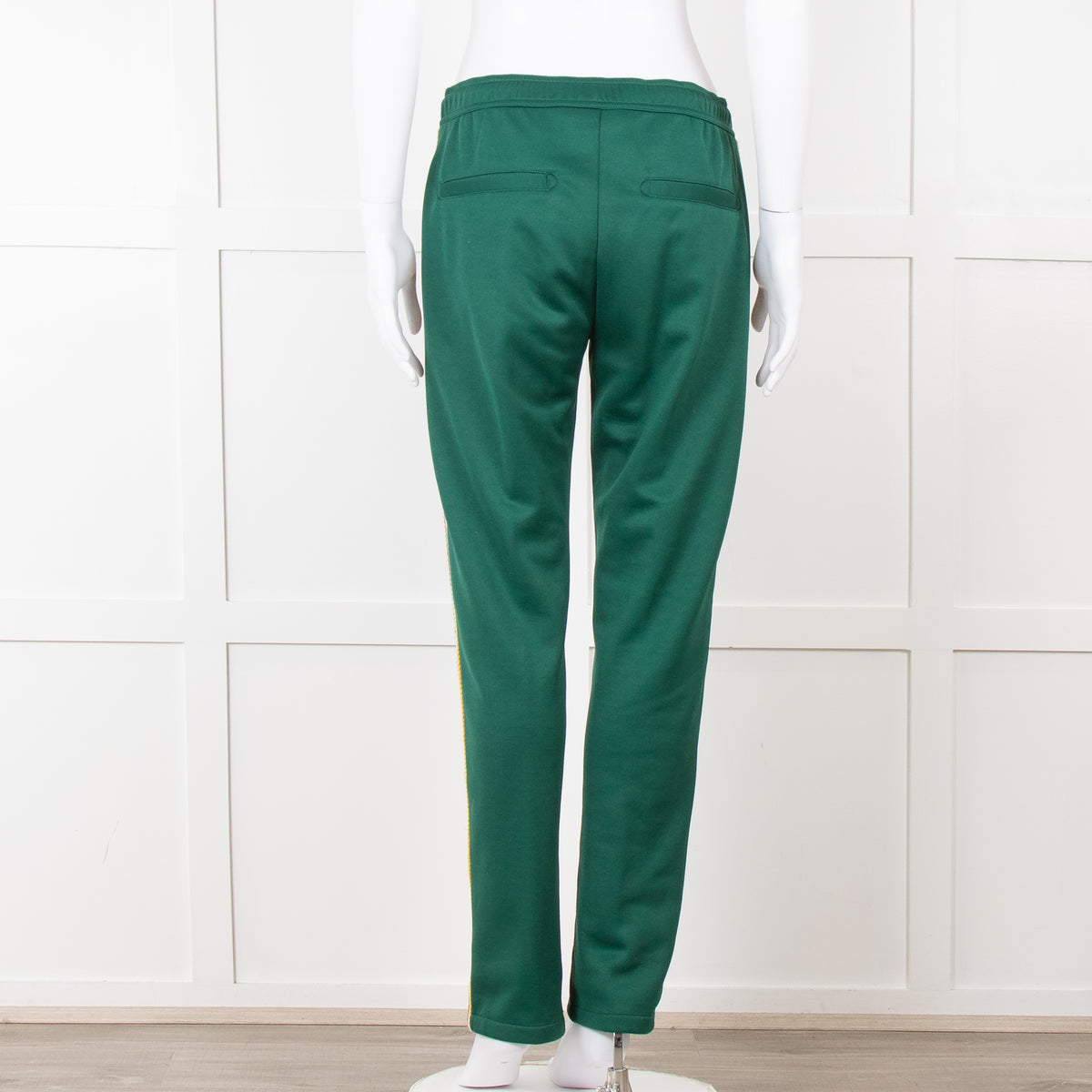 Wales Bonner Green Multicolour Side Strap Sweat Pants