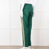 Wales Bonner Green Multicolour Side Strap Sweat Pants