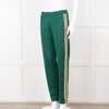 Wales Bonner Green Multicolour Side Strap Sweat Pants