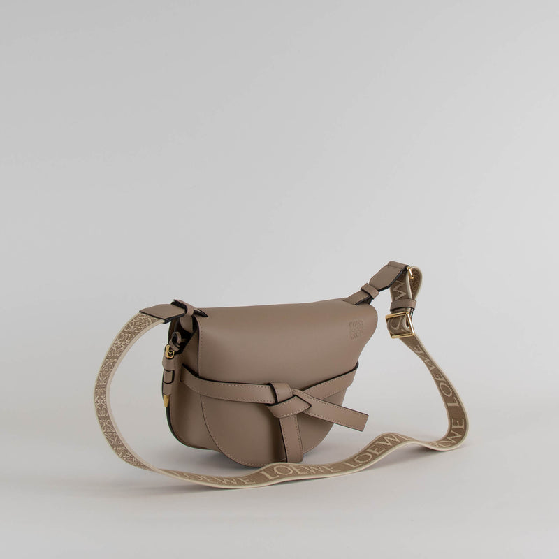 Loewe Beige Small Calfskin Gate Cross Body Bag