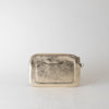 Tory Burch Gold Perry Bombe Metallic Wristlet Pouch