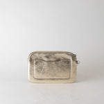 Tory Burch Gold Perry Bombe Metallic Wristlet Pouch