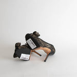 Christian Dior Black Lace Bow Heeled Shoes