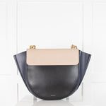 Wandler Black Navy Beige Hortensia  Flap Bag